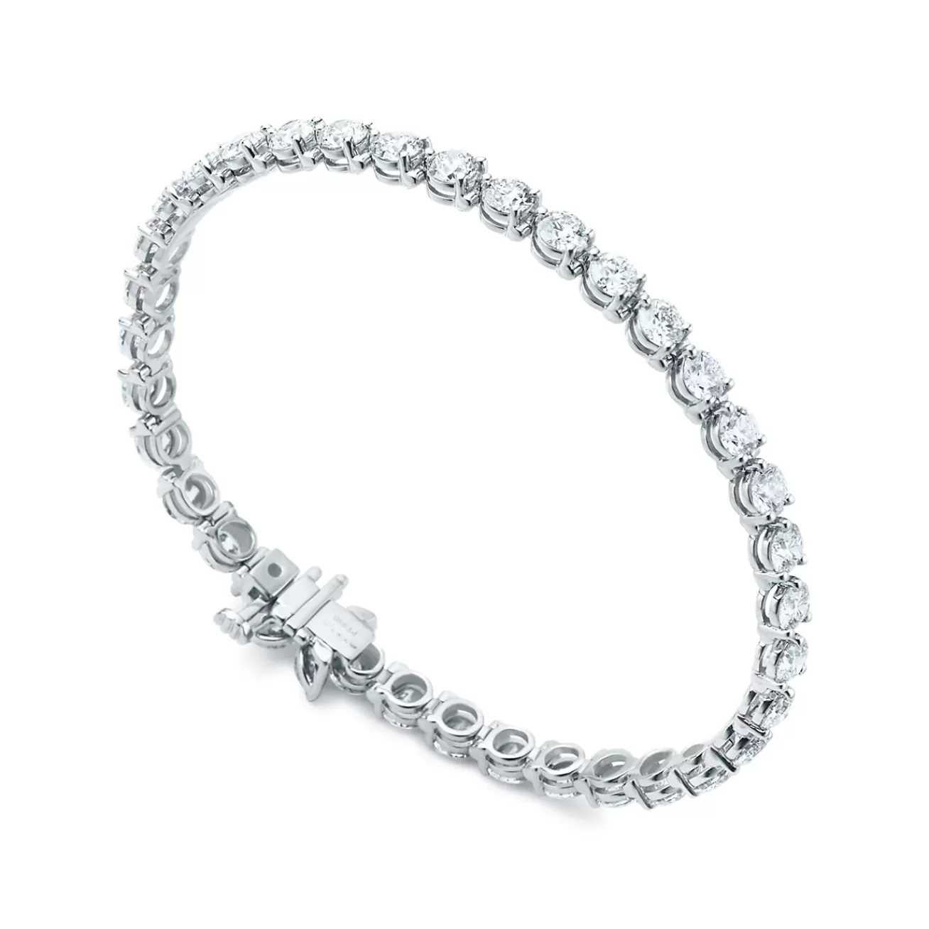 Tiffany & Co. Tiffany Victoria® Tennis Bracelet in Platinum with Diamonds | ^ Bracelets | Platinum Jewelry