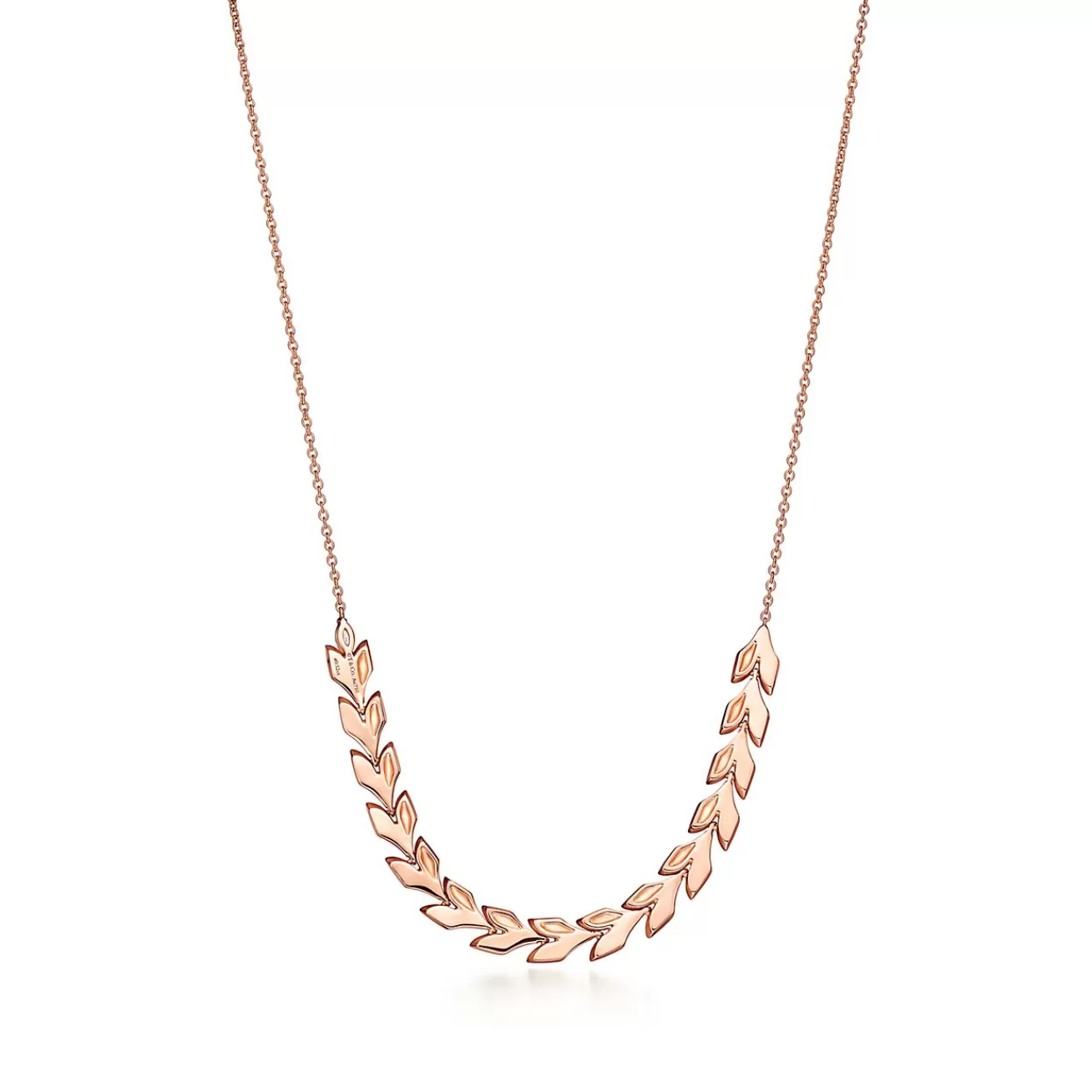 Tiffany & Co. Tiffany Victoria® Vine East West Pendant in Rose Gold with Diamonds | ^ Necklaces & Pendants | Rose Gold Jewelry