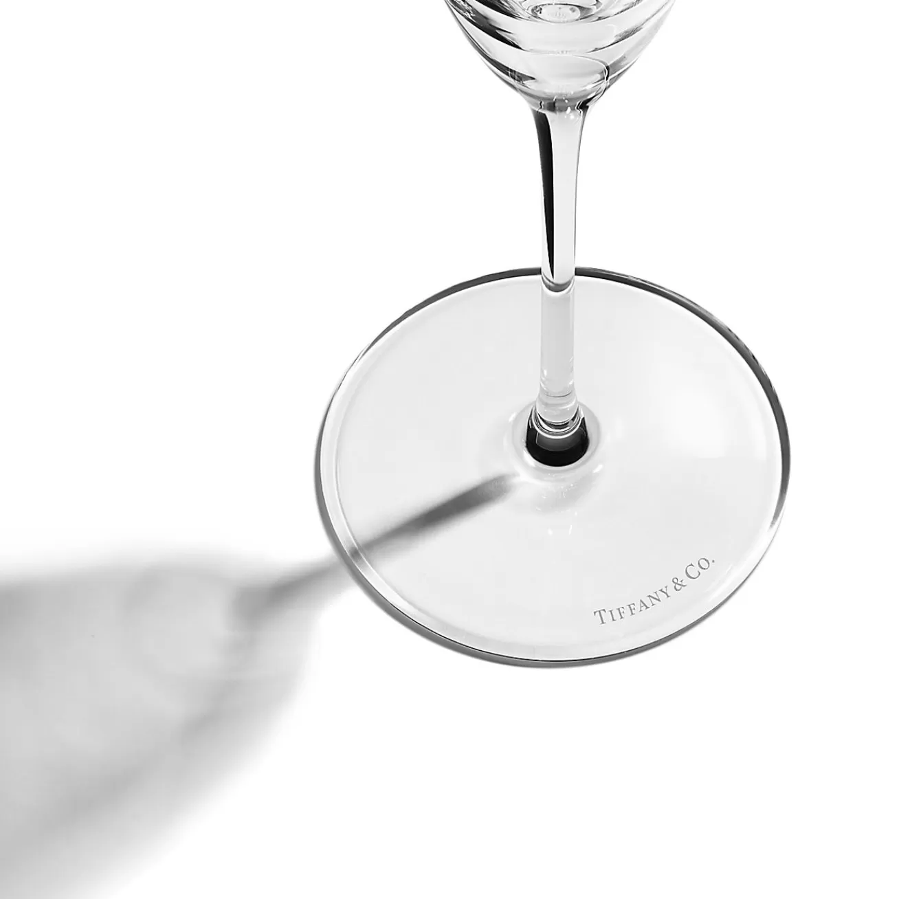 Tiffany & Co. Tiffany Wisteria Champagne Glasses in Etched Glass, Set of Two | ^ Tableware | Glassware & Barware