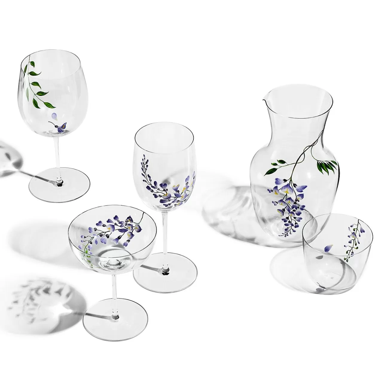Tiffany & Co. Tiffany Wisteria Pitcher in Glass | ^ The Couple | Wedding Gifts
