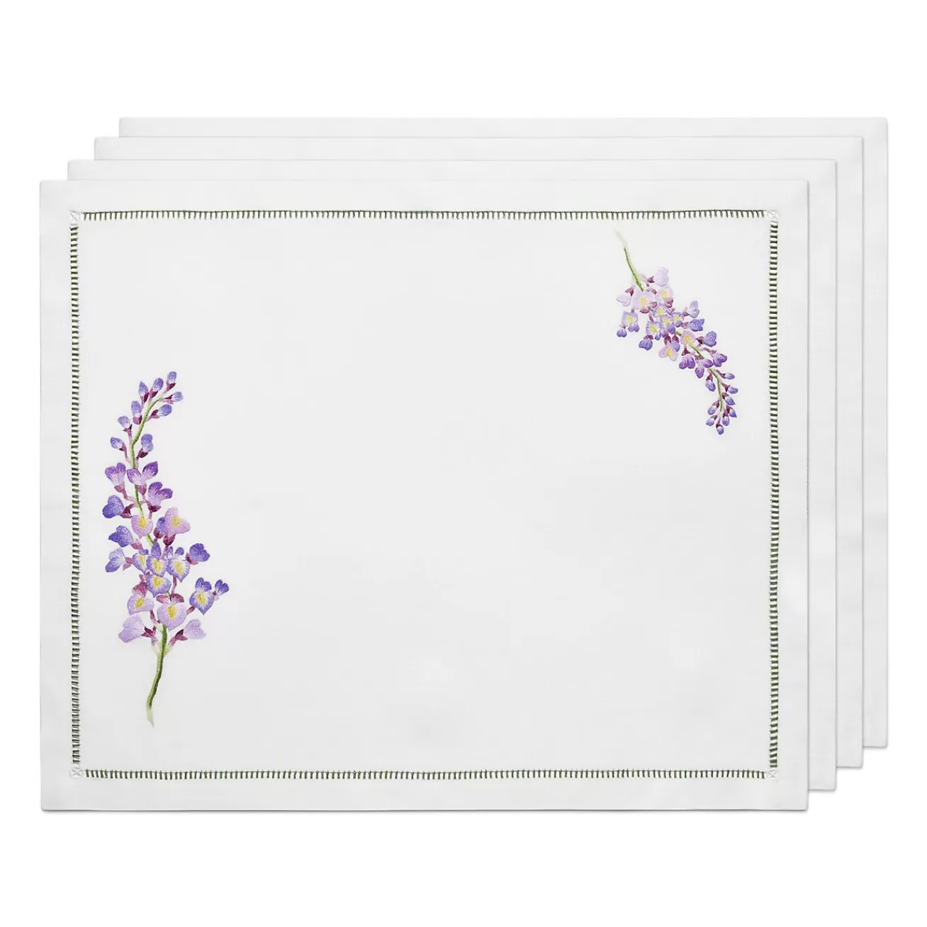 Tiffany & Co. Tiffany Wisteria Placemats in Linen, Set of Four | ^ Table Linens