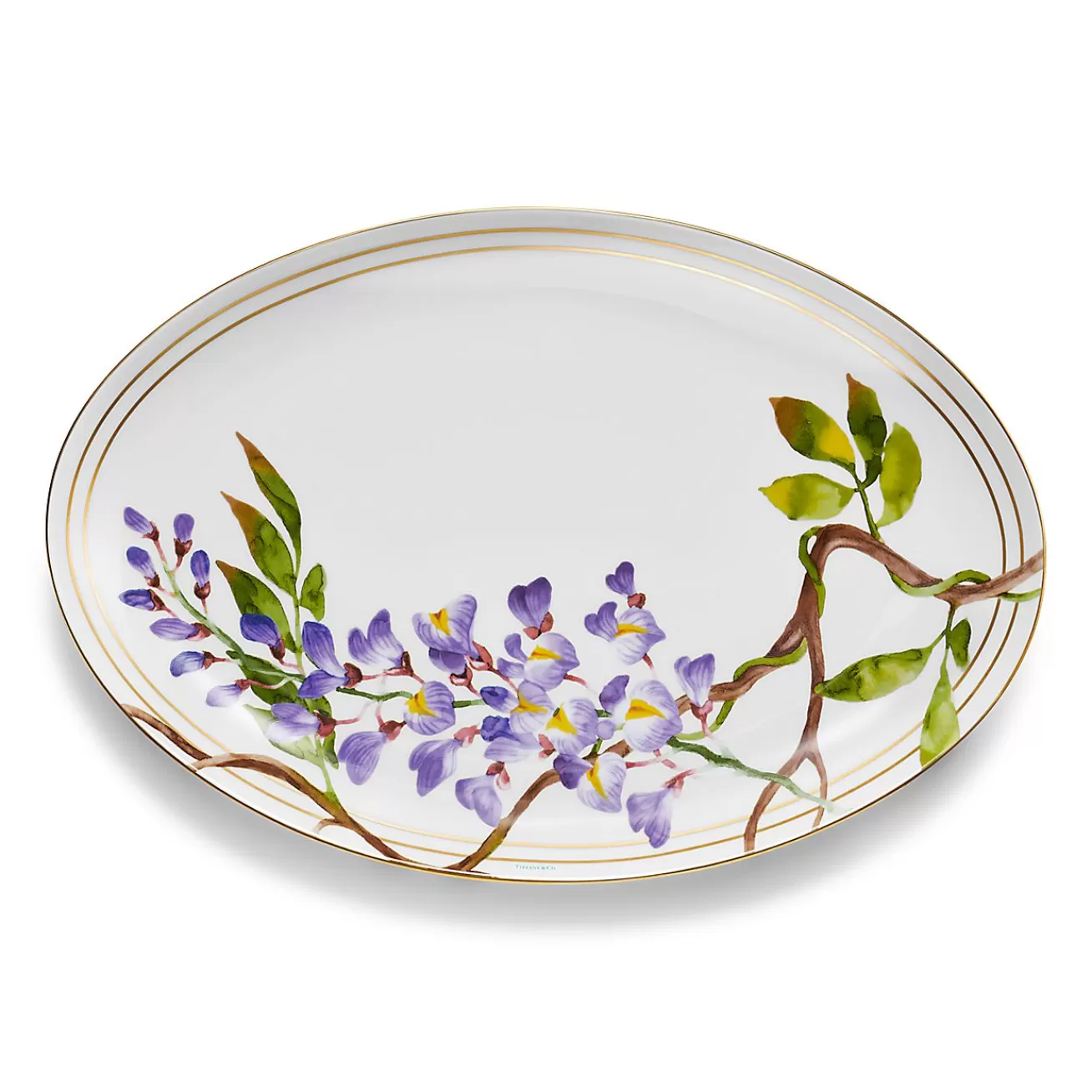 Tiffany & Co. Tiffany Wisteria Serving Plate in Porcelain | ^ Tableware
