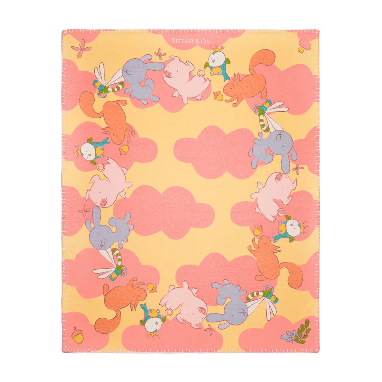 Tiffany & Co. Tiny Tiffany Land Animals Blanket in a Wool Blend | ^ Baby | Baby