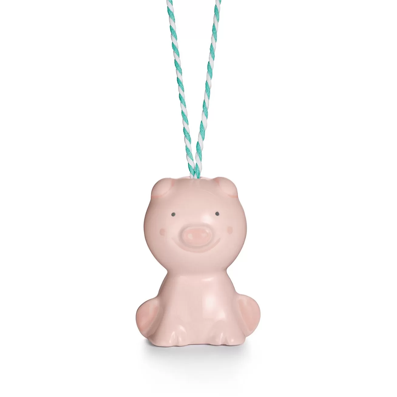 Tiffany & Co. Tiny Tiffany Pig Ornament in Multicolored Earthenware | ^ Baby | Baby