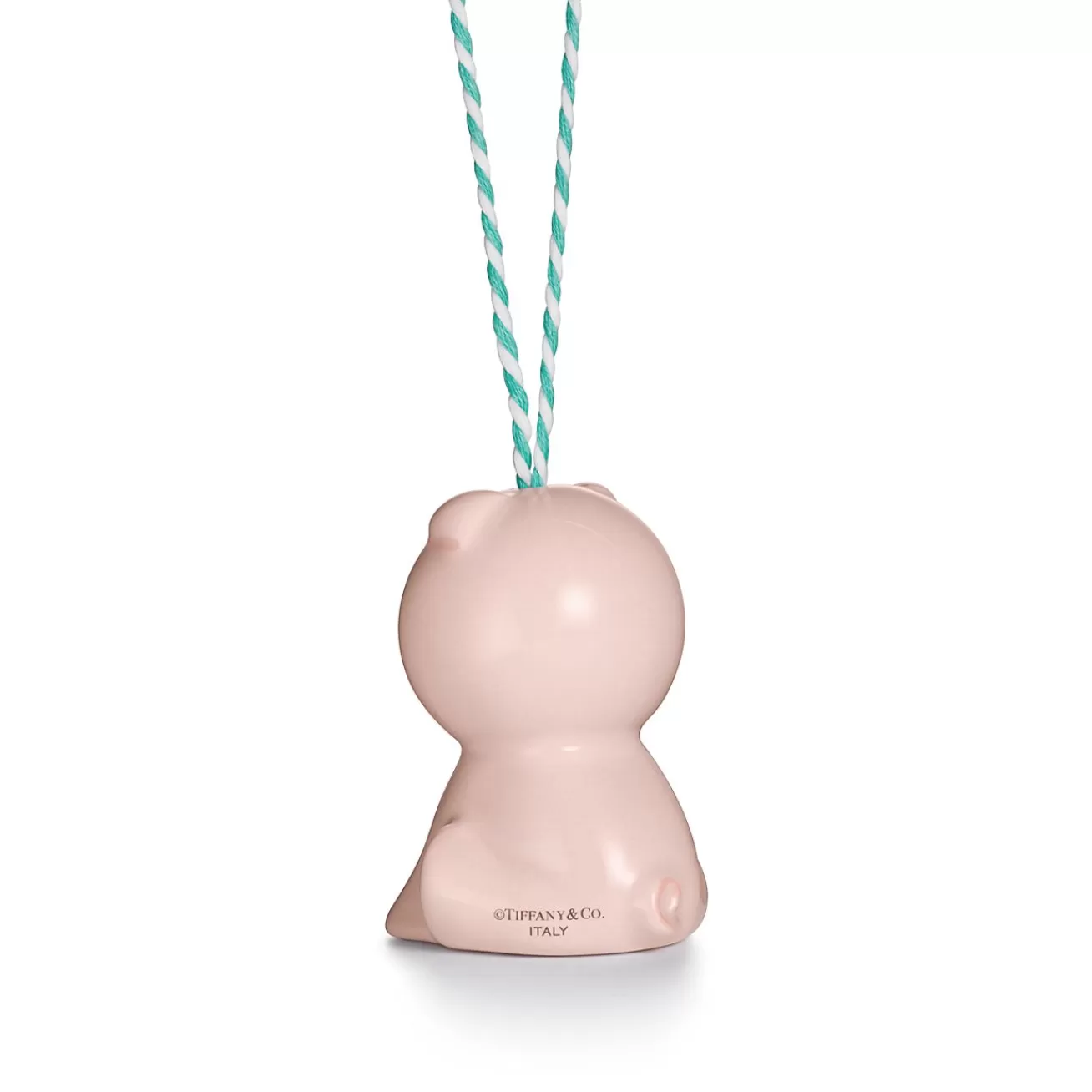 Tiffany & Co. Tiny Tiffany Pig Ornament in Multicolored Earthenware | ^ Baby | Baby
