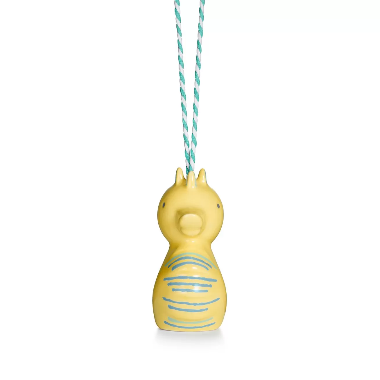 Tiffany & Co. Tiny Tiffany Seahorse Ornament in Multicolored Earthenware | ^ Baby | Baby