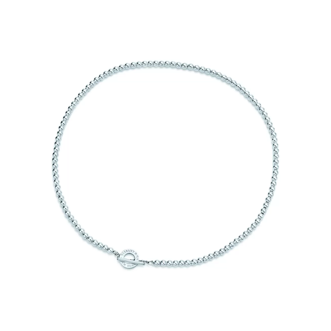 Tiffany & Co. Toggle Bead Necklace in Sterling Silver, 4 mm | ^ Necklaces & Pendants | Gifts for Her