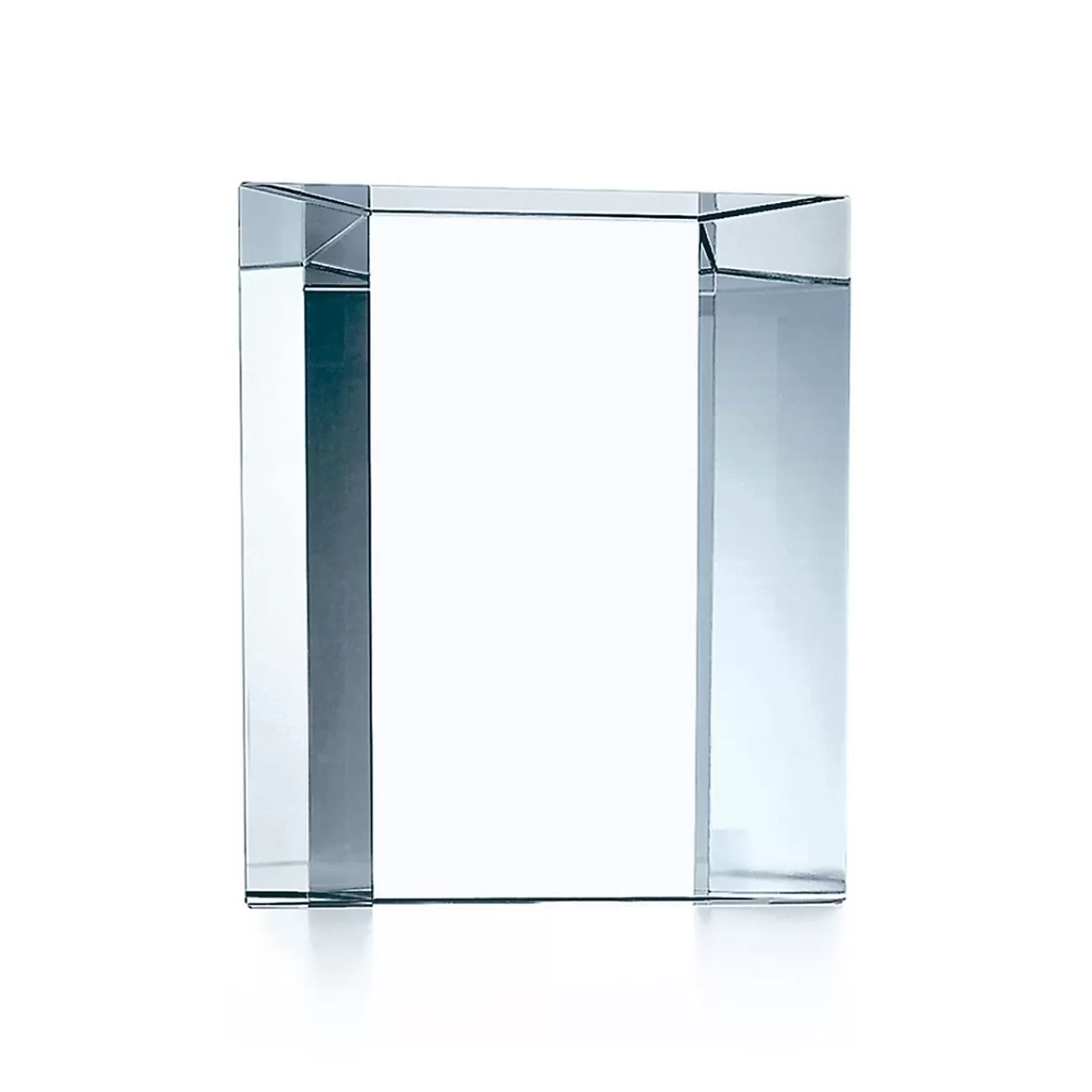 Tiffany & Co. Trapezoid award in glass, 6.4" high. | ^ Business Gifts