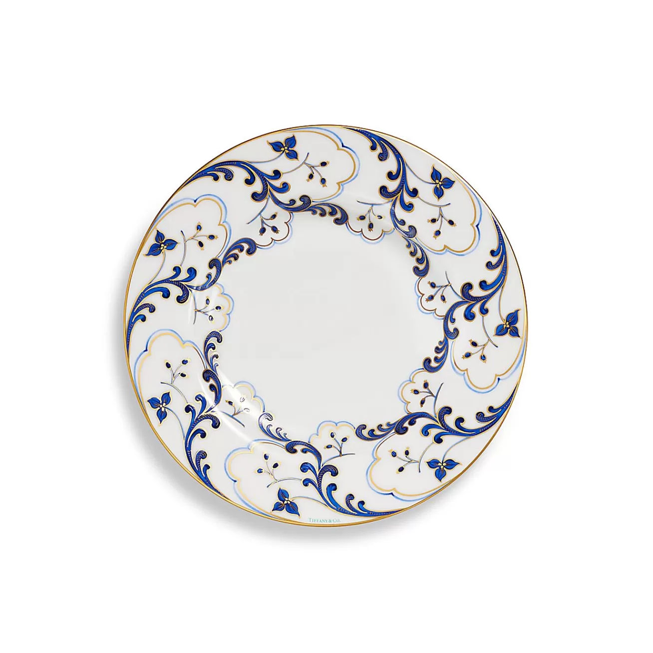 Tiffany & Co. Valse Bleue Dessert Plate in Bone China | ^ The Home | Housewarming Gifts